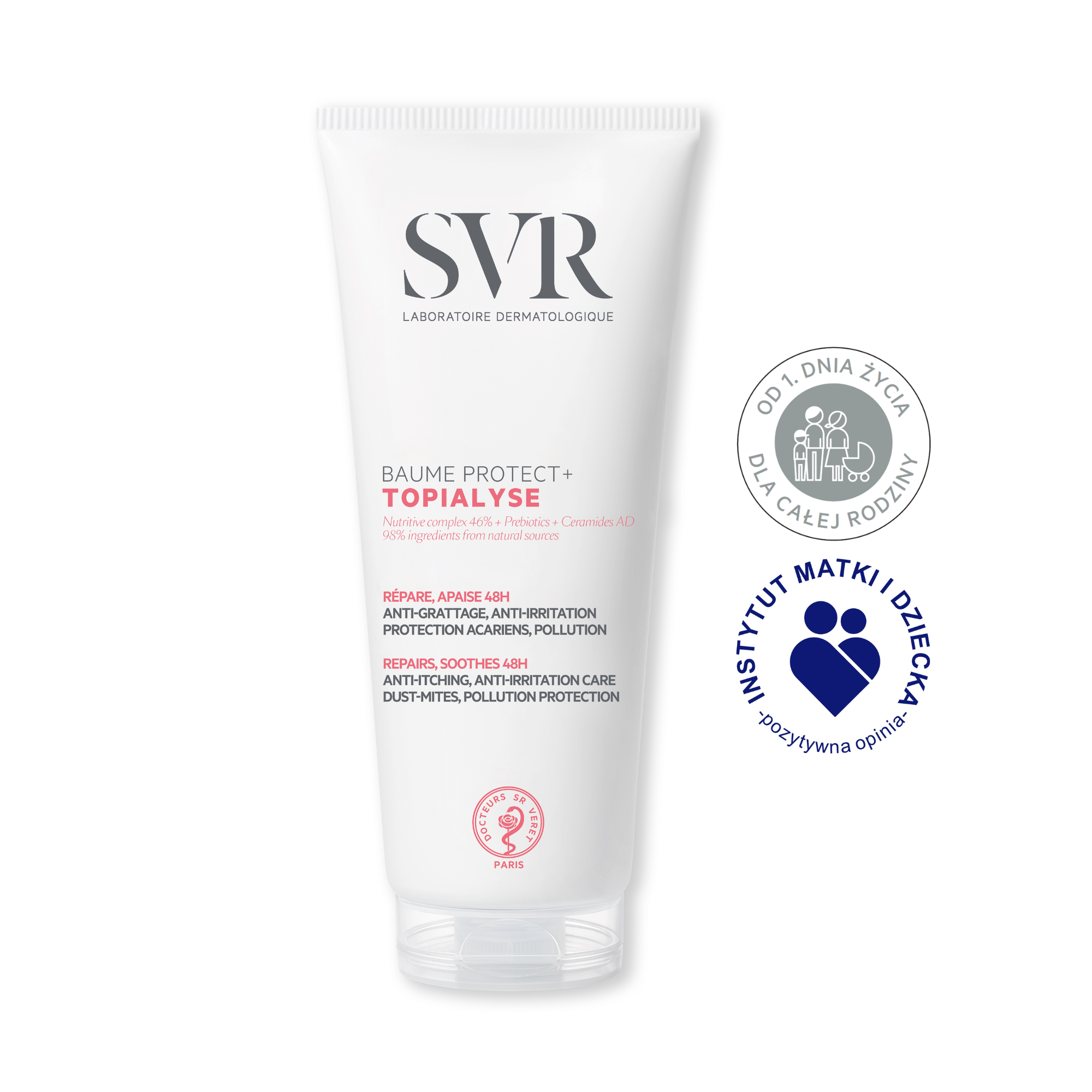 Zestaw TOPIALYSE Baume Lavant i Baume Protect+ 200ml + 200ml