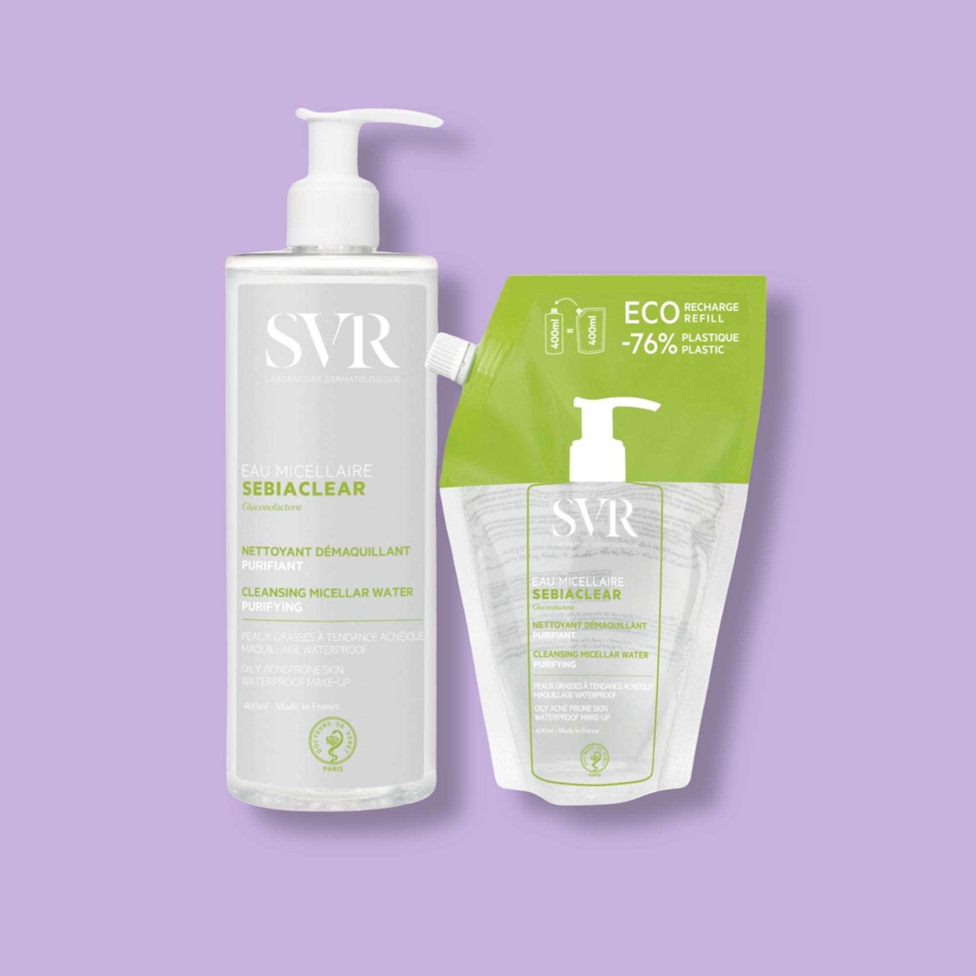 SEBIACLEAR Eau Micellaire Zestaw