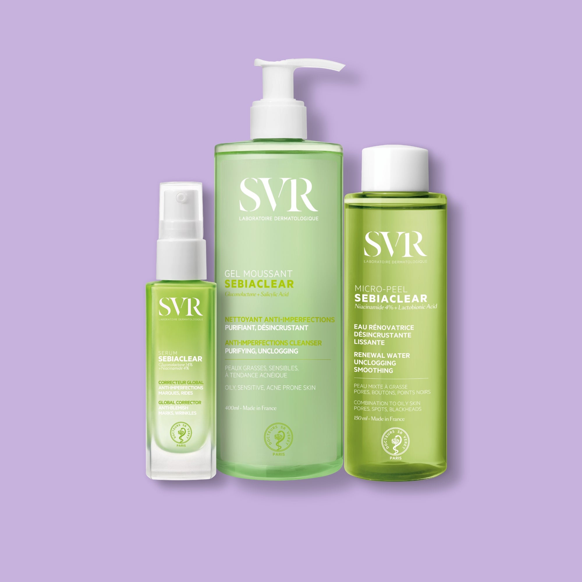 Zestaw SEBIACLEAR Oczyszczanie & Wygładzanie