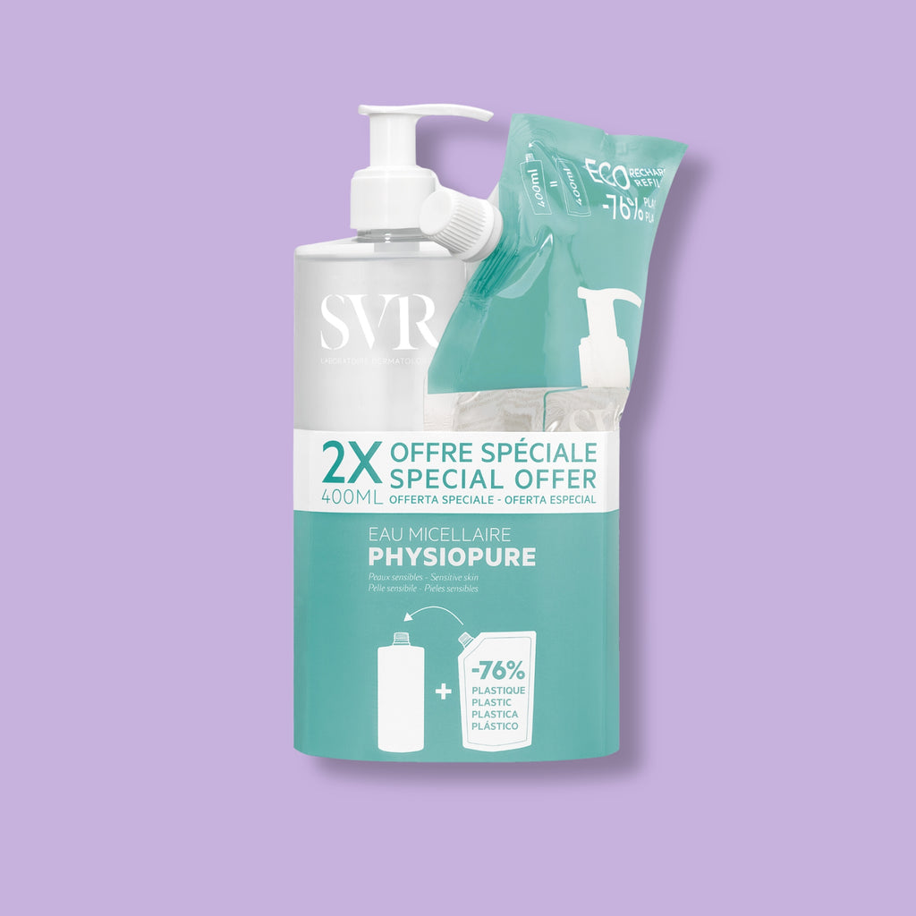 PHYSIOPURE Eau Micellaire + Recharge 400ML Zestaw