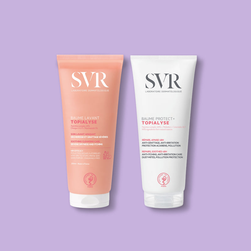 Zestaw TOPIALYSE Baume Lavant i Baume Protect+ 200ml + 200ml