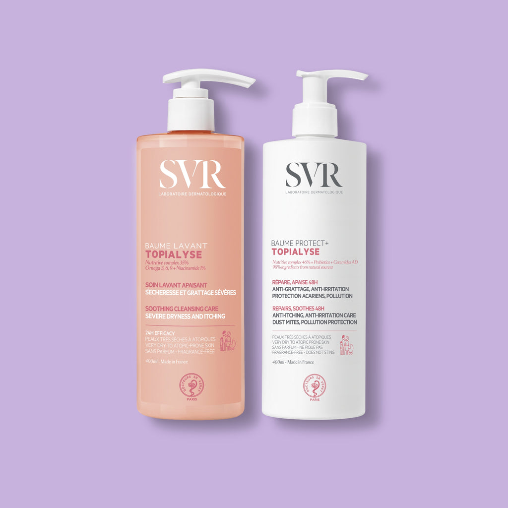 Zestaw TOPIALYSE Baume Lavant i Baume Protect+ 400ml + 400ml