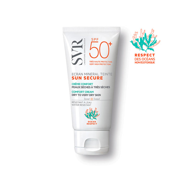 SUN SECURE Ecran Minéral Teinté Peaux sèches à très sèches