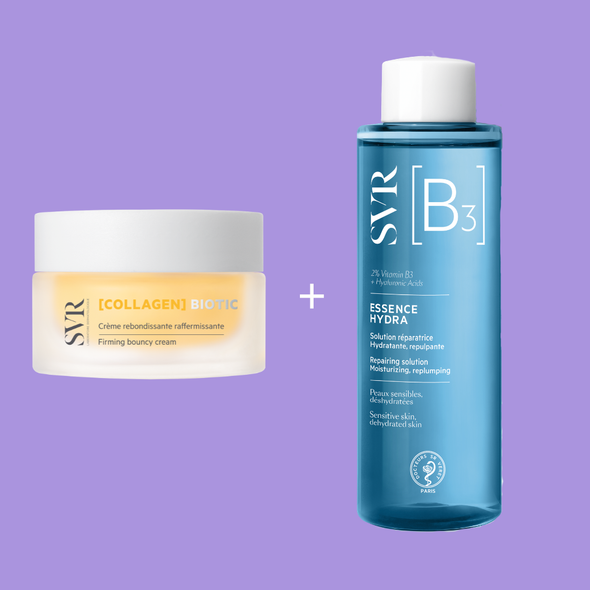 ZESTAW PRZECIWZMARSZCZKOWY COLLAGEN BIOTIC 50ML + ESSENCE B3 HYDRA 150ML W CHABROWEJ KOSMETYCZCE
